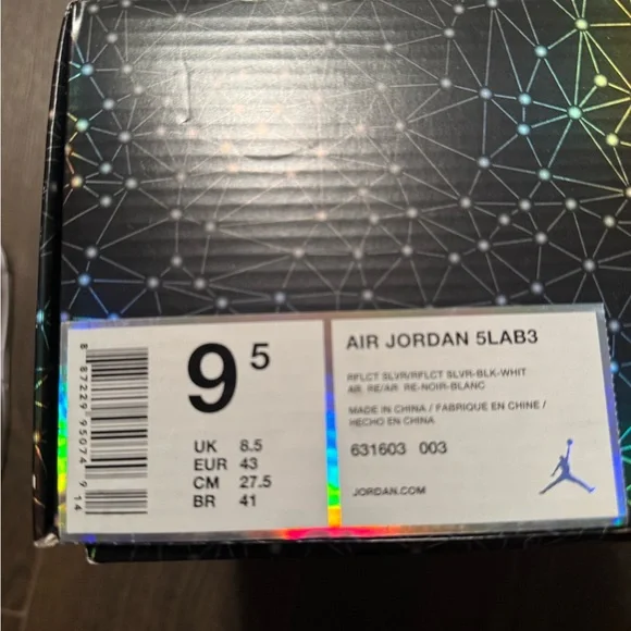 Jordan 5Lab3 “Reflective Silver” - Picture 9 of 9